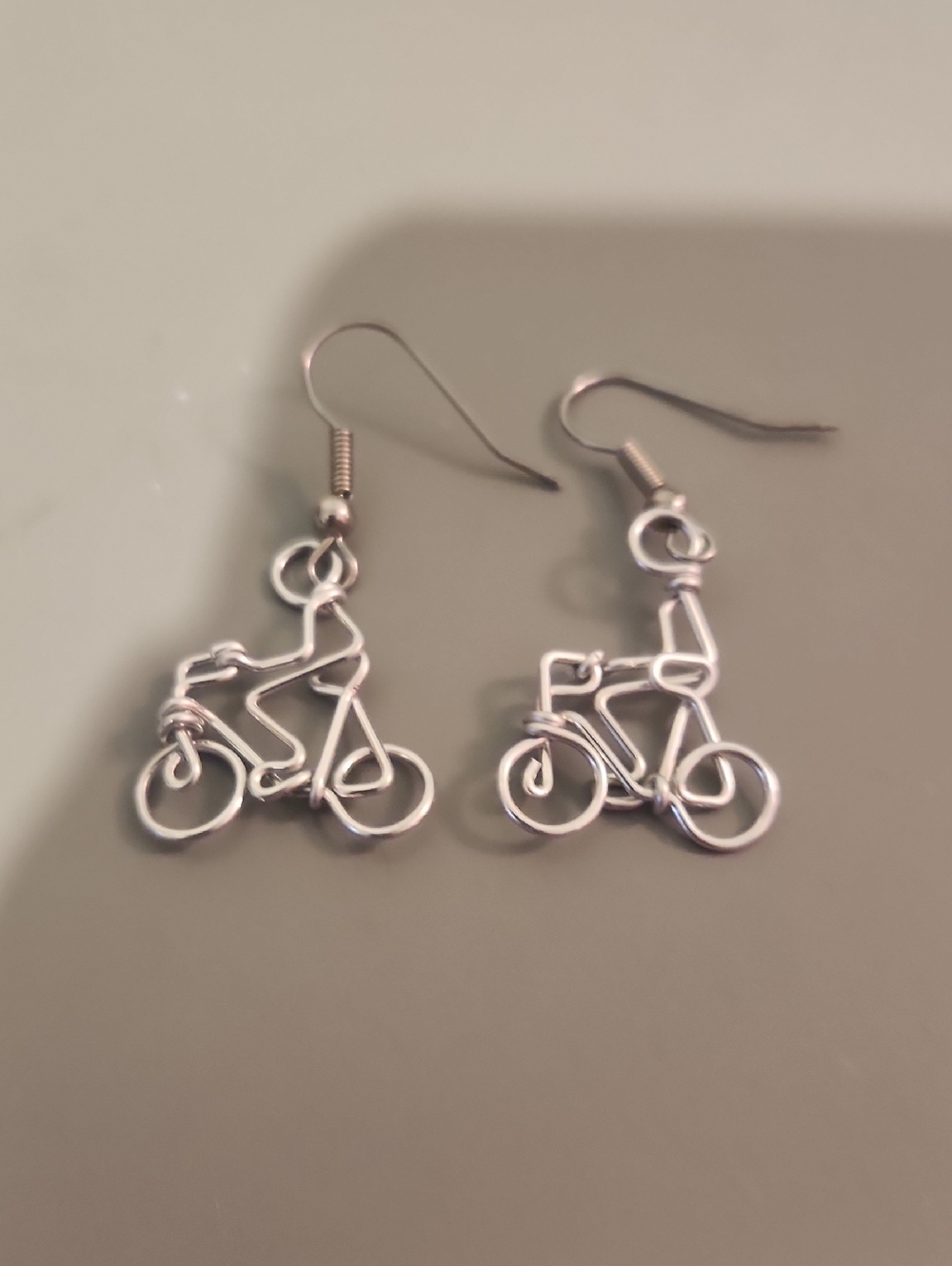 Handcrafted Bycicle Earrings